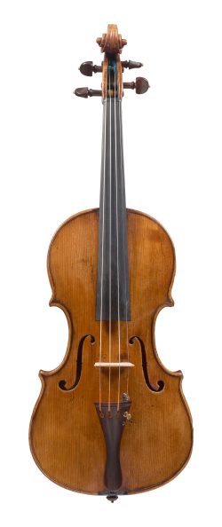 Front of a violin by Giovanni Battista Ceruti, Cremona, 1804