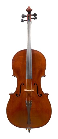 Front of a cello by Giovanni Gaida, Ivrea, 1904