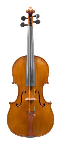 Front of a violin by Giuseppe Pedrazzini, Milan, 1915
