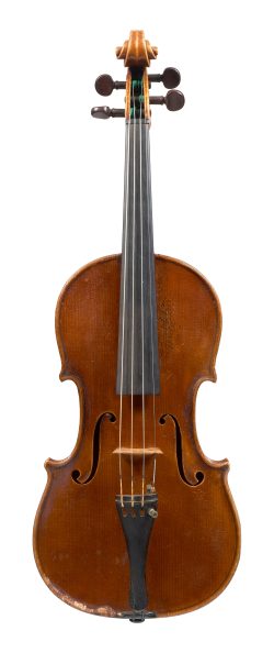 Front of a violin by János Tóth, Budapest, 1933