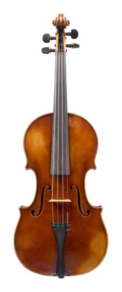 Front of a violin by Louis Auguste Lagarenne, Brussels, 1926