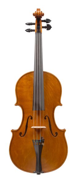 Front of a violin by Riccardo Bergonzi, Cremona, 2002