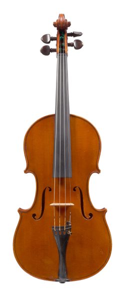 Front of a violin by Carlo Giuseppe Oddone, Turin, 1922