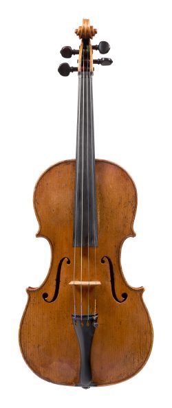 Front of a viola by Gasparo Piattellini, Florence, c1760