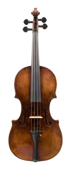 Front of a violin by Georg Kloz II, Mittenwald, 1765