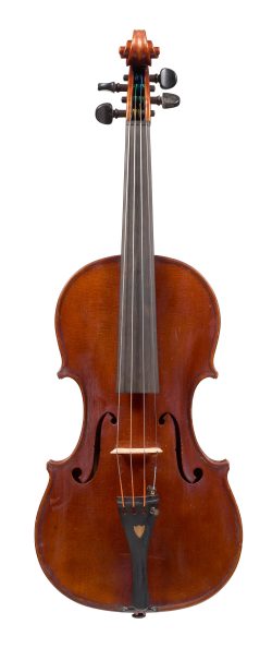Front of a violin by Karel Pilar, Králové, 1928