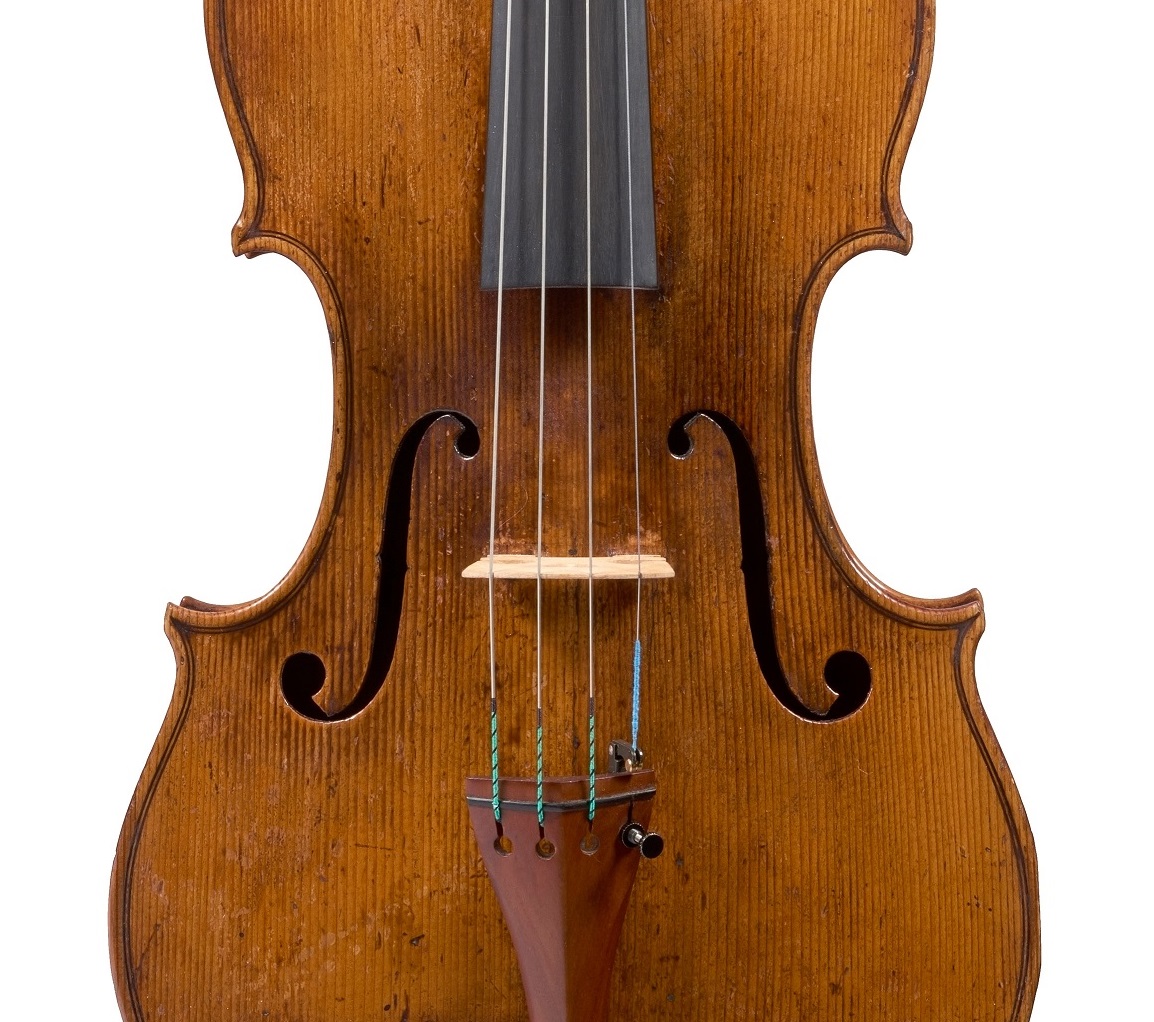 Front of the P.G. Mantagazza viola from the Norman Rosenberg collection to be sold at Ingles & Hayday