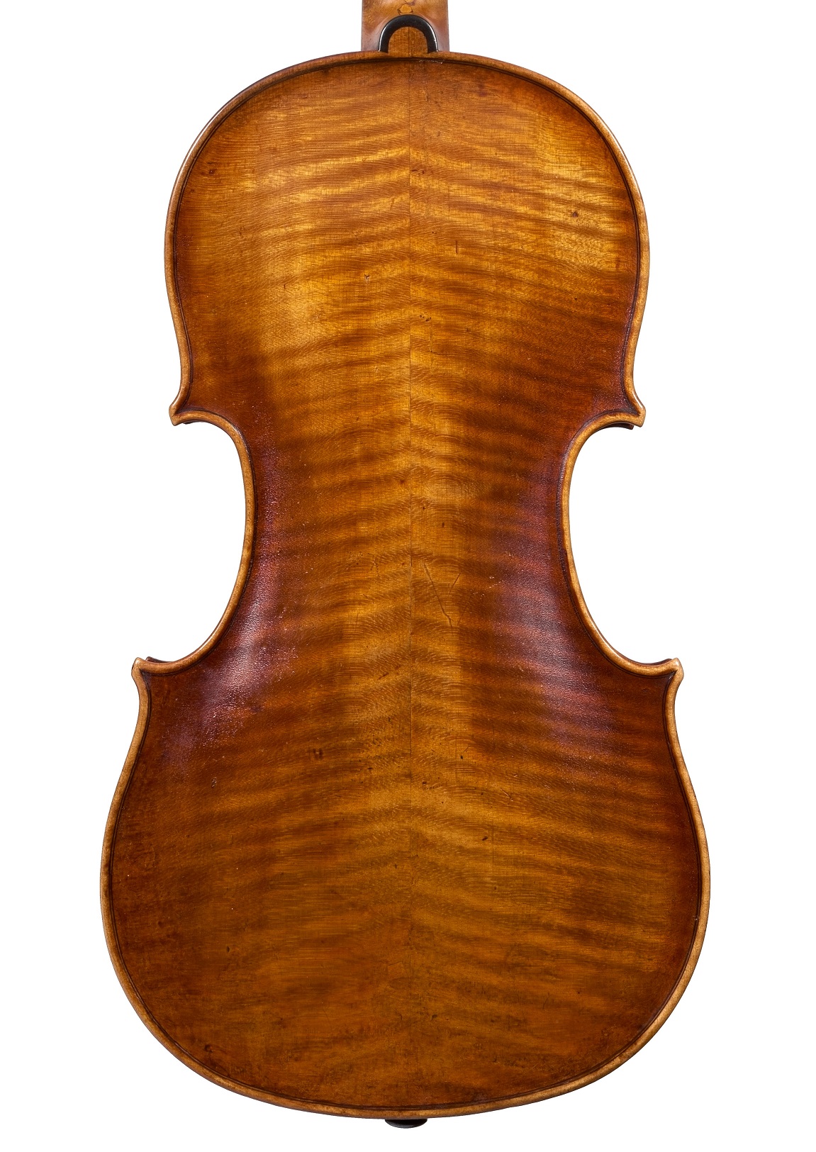 Back of the Domenico Montagnana violin in the Rosenberg collection at Ingles & Hayday