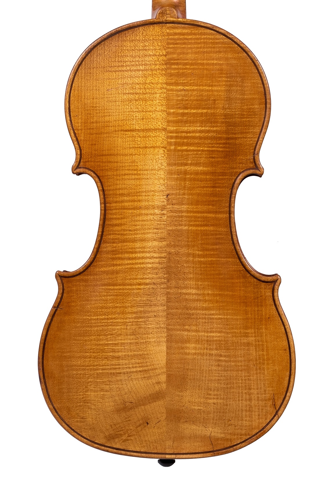 Back of the Gaetano Sgarabotto violin from the Norman Rosenberg collection to be sold at Ingles & Hayday