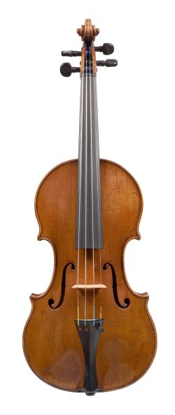Back of a violin by Antonio Gragnani, Livorno, 1784