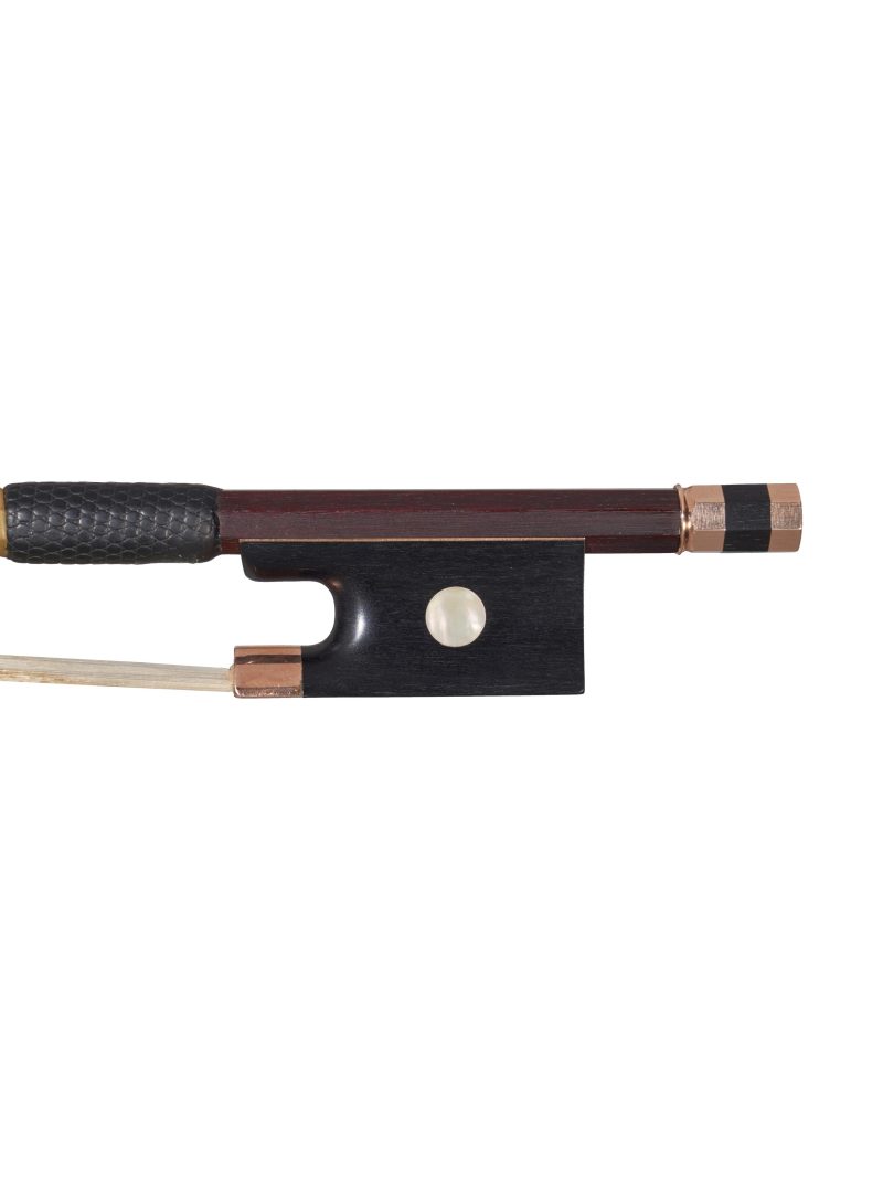 A gold-mounted violin bow by Hans-Karl Schmidt, Dresden, c1990
