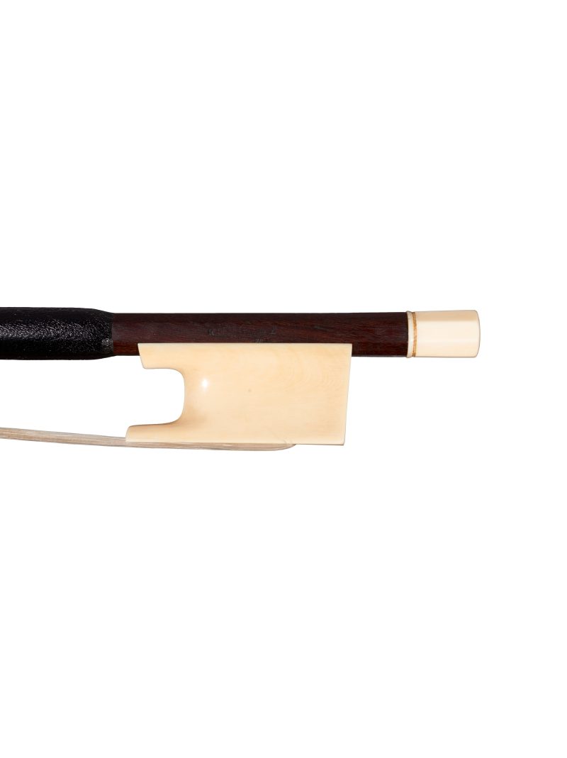 An ivory-mounted cello bow by James Dodd, England, c1840