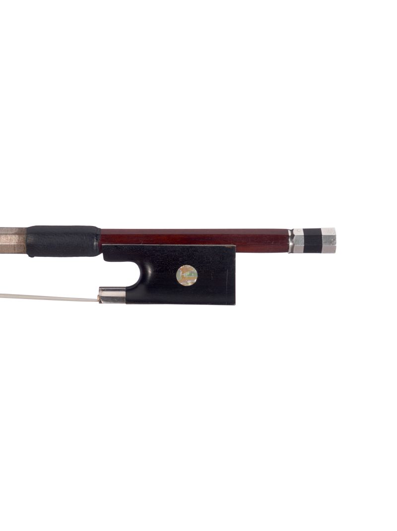 A silver-mounted violin bow by Charles Nicolas Bazin, Mirecourt, circa 1890