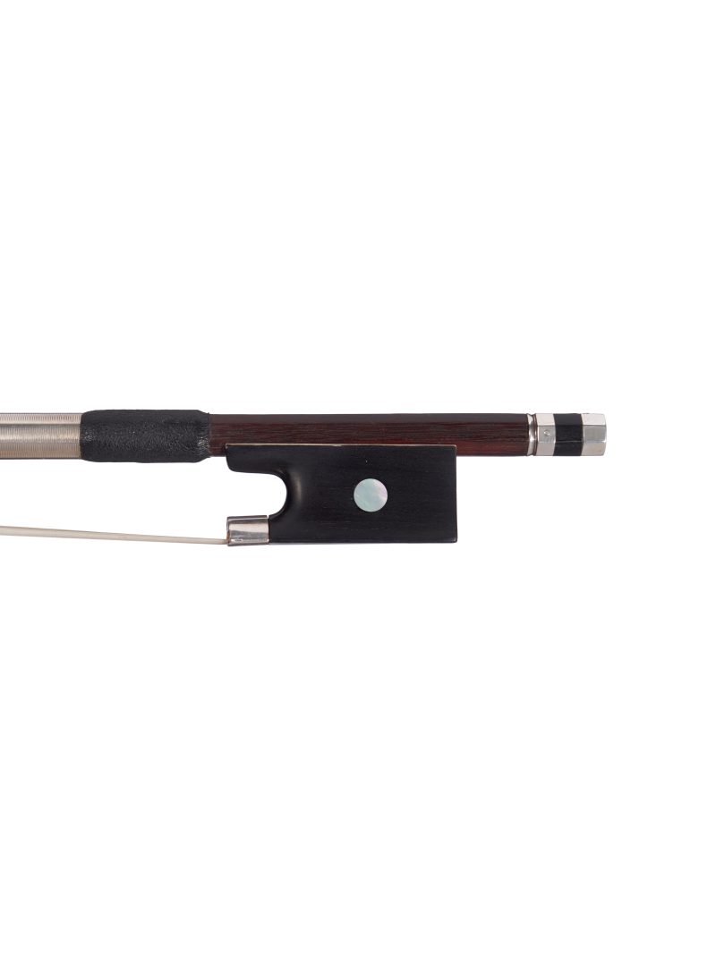 A silver-mounted violin bow by Claude Thomassin, Paris, circa 1890