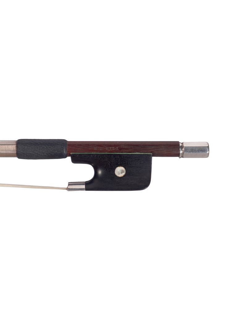 A silver-mounted violin bow by James Tubbs, London, circa 1865