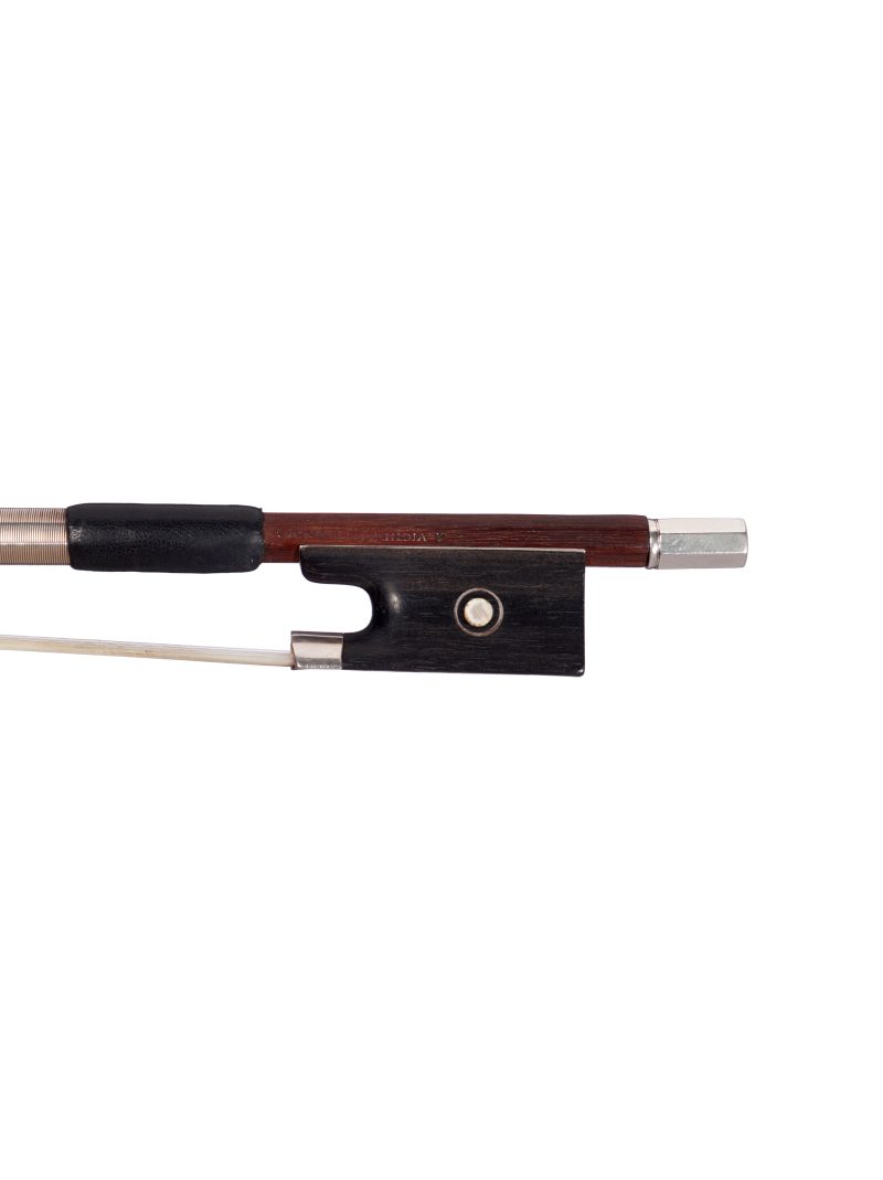 A silver-mounted violin bow by Joseph Arthur Vigneron, Paris, circa 1900