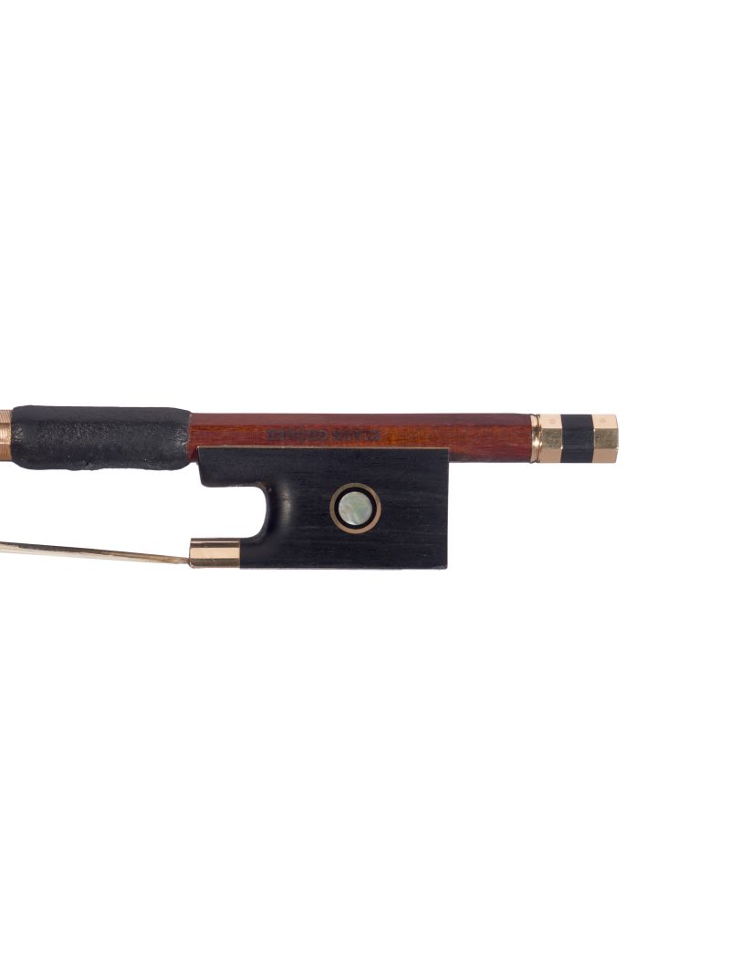 A gold-mounted viola bow by Klaus Grünke, Bubenreuth, circa 1990