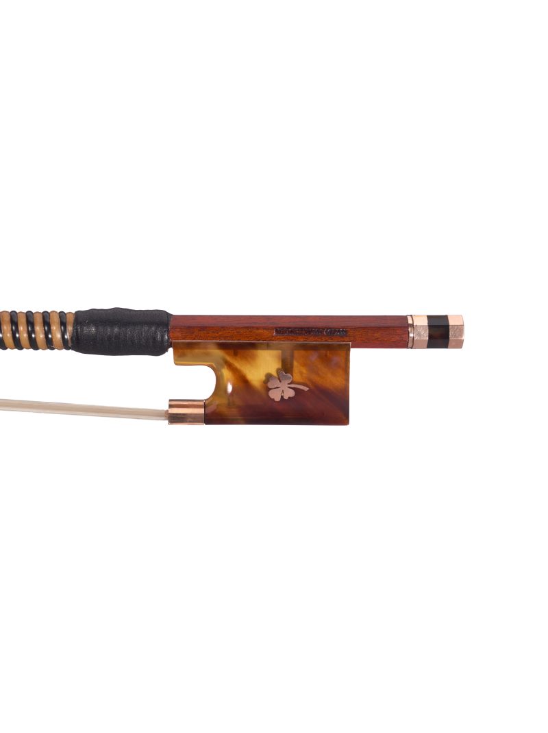 A gold & tortoiseshell-mounted violin bow by William Watson, London, circa 2010