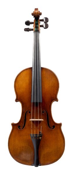 front of a violin by Jean-Baptiste Vuillaume, 1845