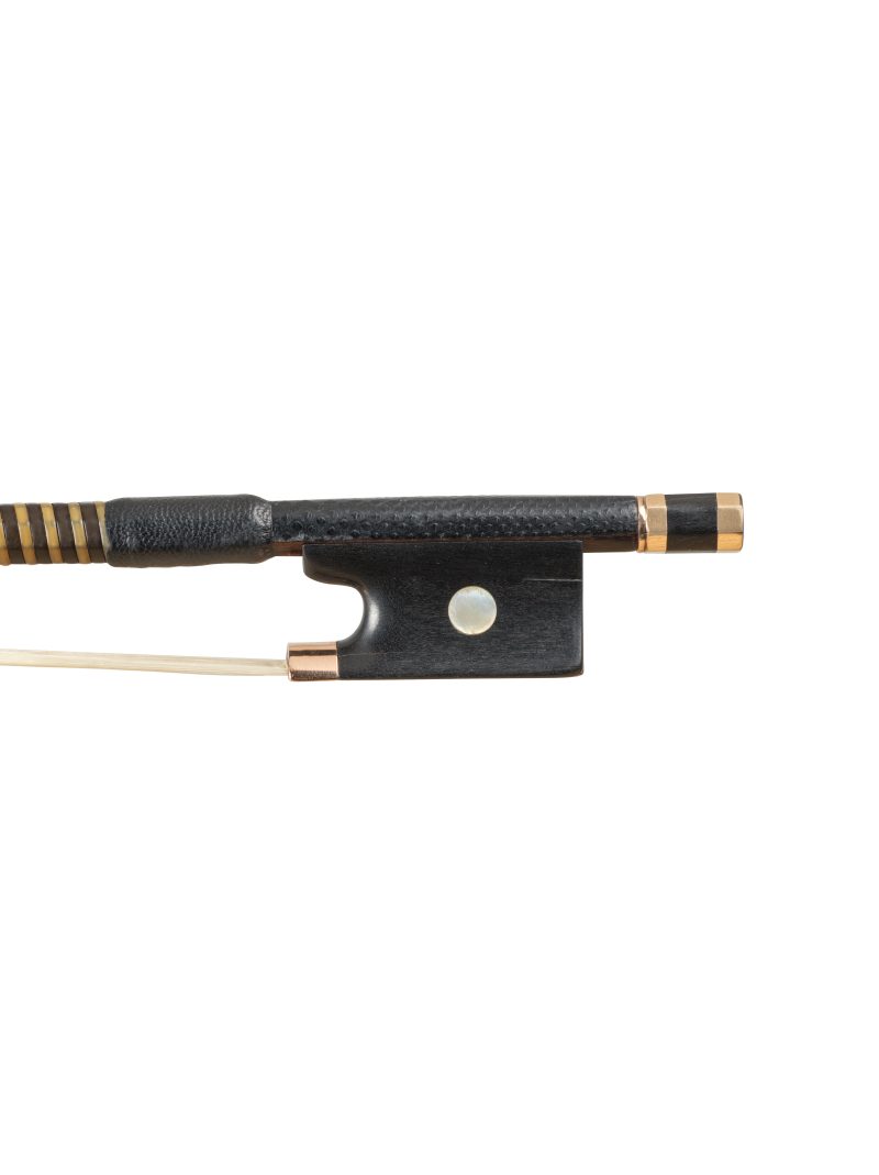 A gold-mounted violin bow by François Xavier Tourte, Paris, circa 1820