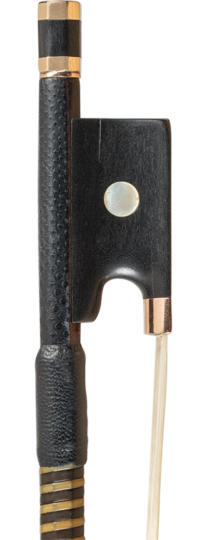 A gold-mounted violin bow by François Xavier Tourte, Paris, circa 1820