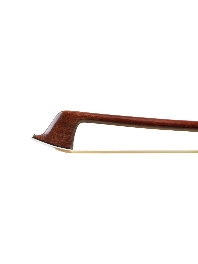 A nickel-mounted violin bow by Étienne Pajeot, Paris, circa 1820