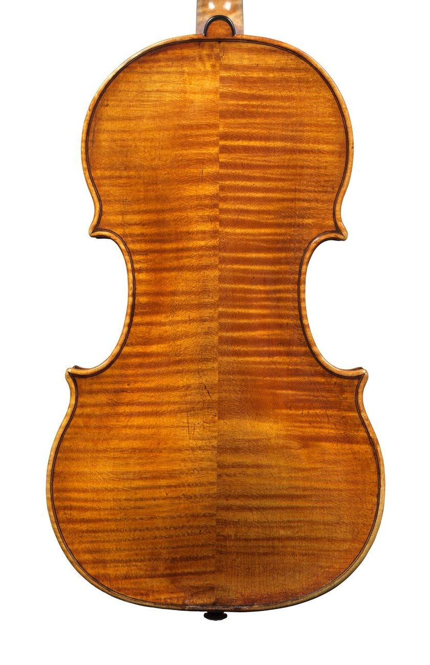 Back of a violin by Nicolo Amati
